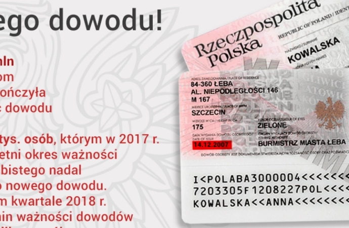 Ministerstwo Spraw Wewnętrznych i Administracji apeluje o sprawdzenie daty ważności dowodów osobistych.